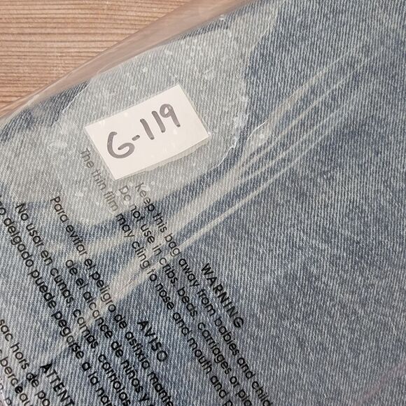 Princess Polly Women' Size 12 Holly Asymmetrical Straight Leg Button Fly Jeans - Picture 13 of 13